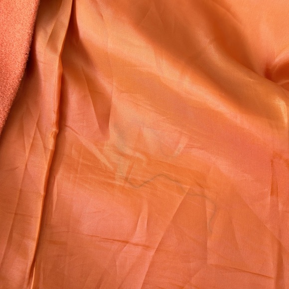 Vintage Boxy Cropped Orange Spring Jacket - Picture 8 of 11